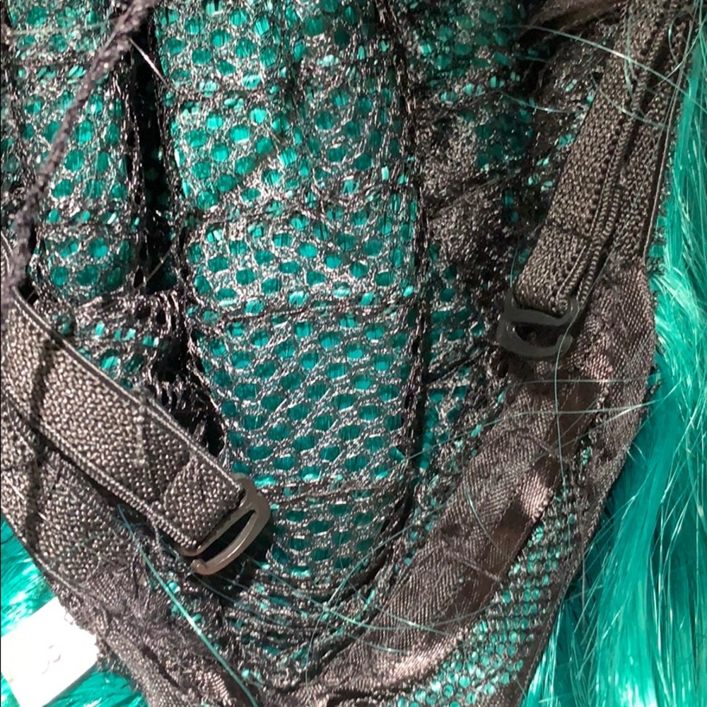 Ombré teal wig - Picture 4 of 5